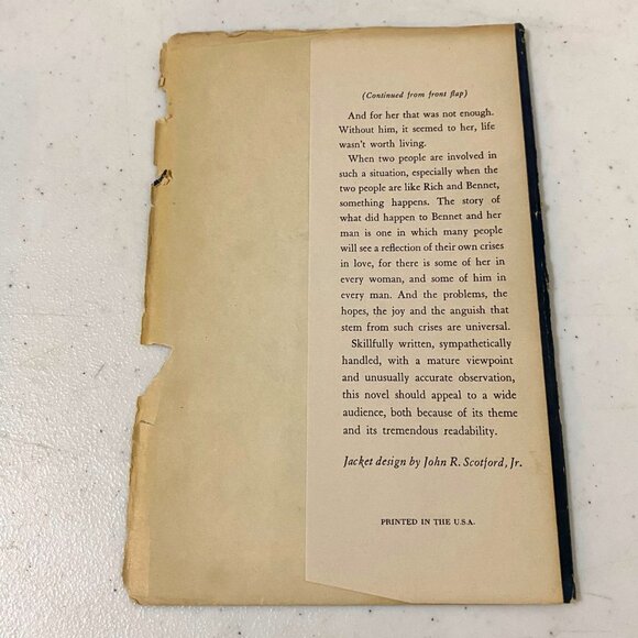 Woman in Love Hardcover Lucy Cores Romance Novel Fiction Vintage Book BCE - Picture 9 of 10